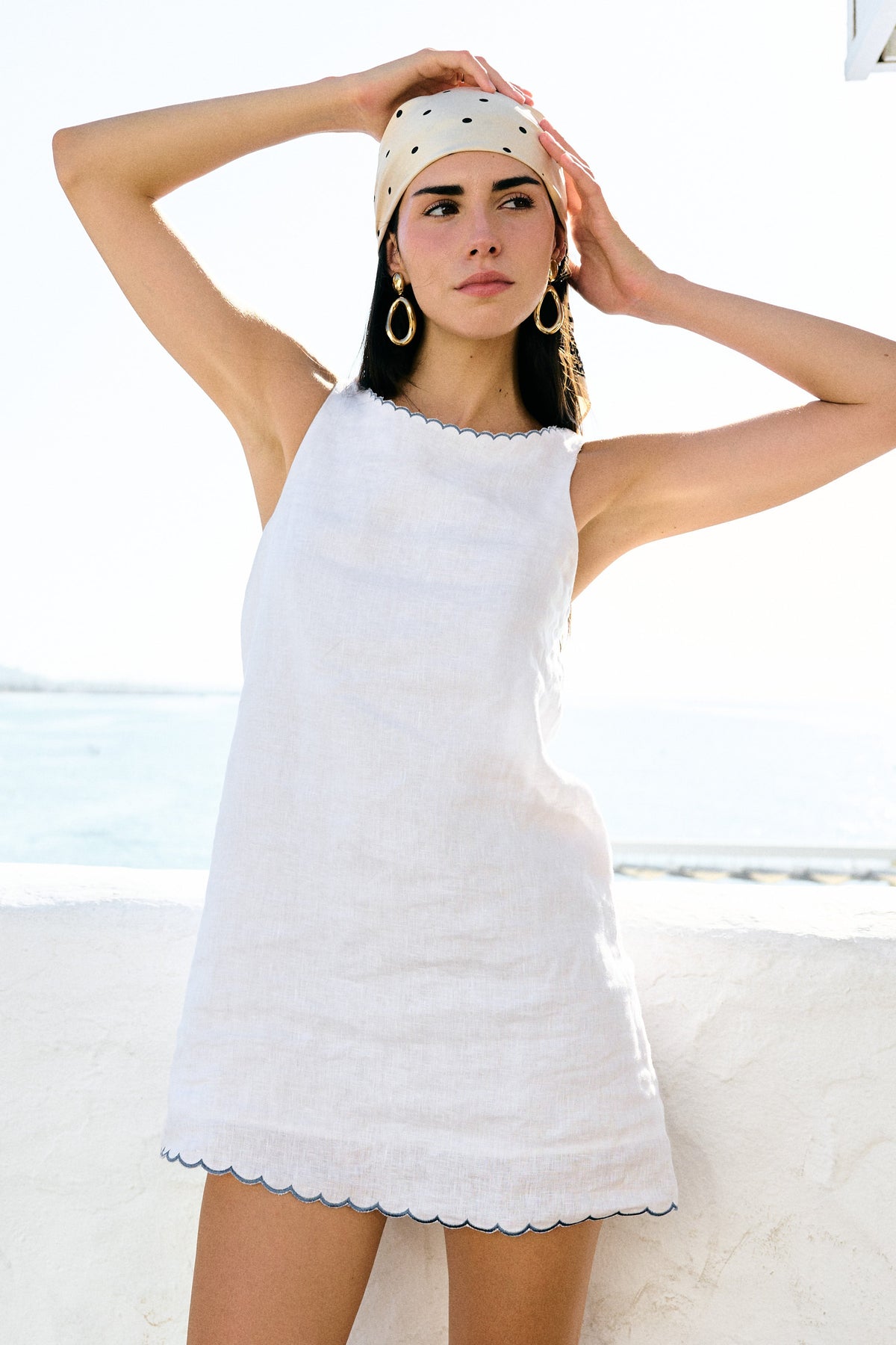 ALBA MINI DRESS WHITE