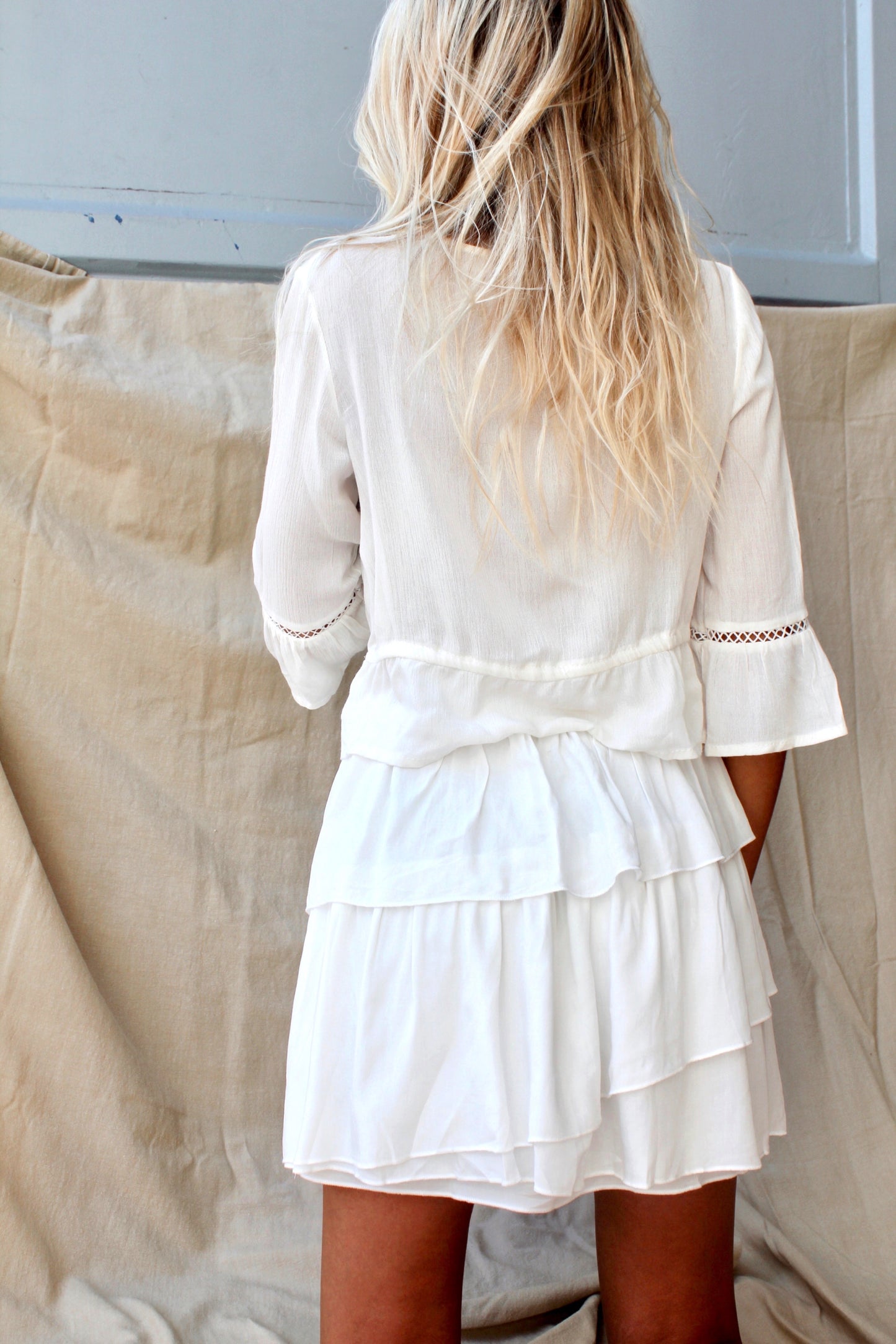 ARLO MINI SKIRT WHITE